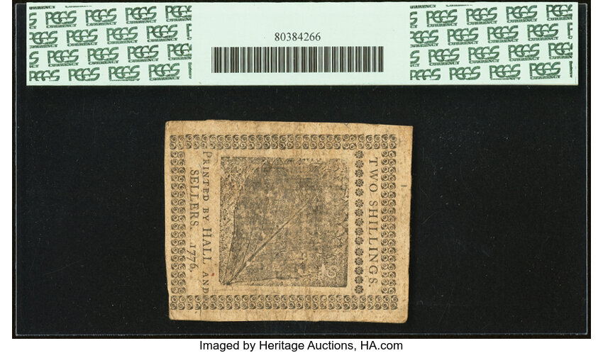 Apr 25, 1776 2s Pennsylvania (Fr. PA203) thumbnail 6