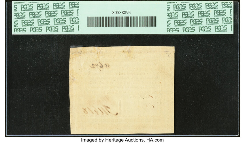Mar 1, 1781 $500  Virginia, Thin Paper (Fr. VA208a) thumbnail 3