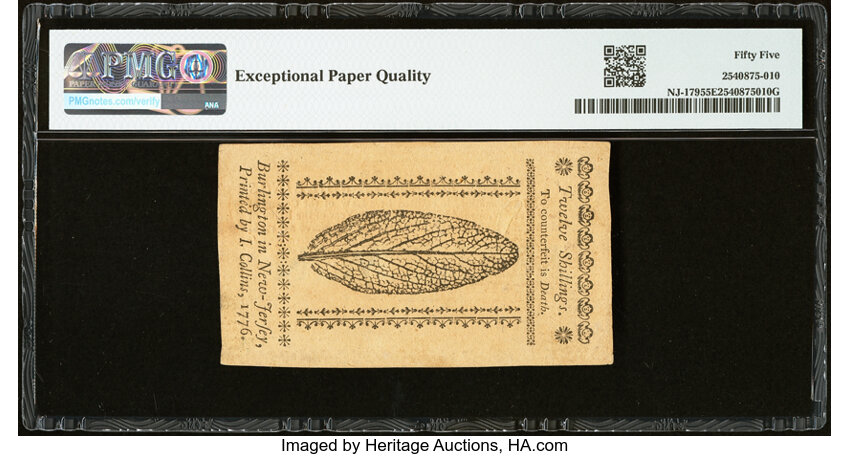 Mar 25, 1776 12s New Jersey (Fr. NJ179) thumbnail 19