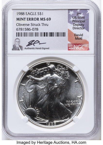 1988 $1  Silver Eagle MS thumbnail 5