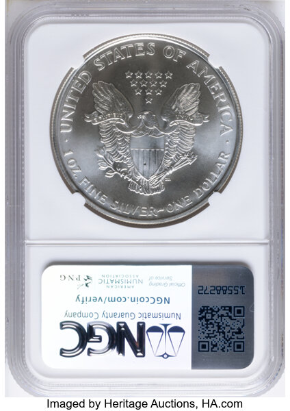 1994 $1  Silver Eagle MS69 thumbnail 6