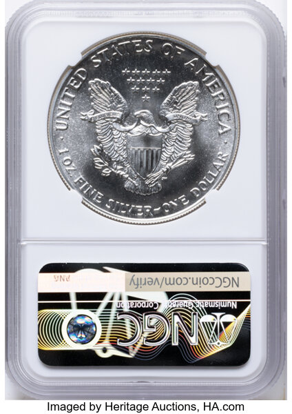 1988 $1  Silver Eagle MS63 CAC thumbnail 25