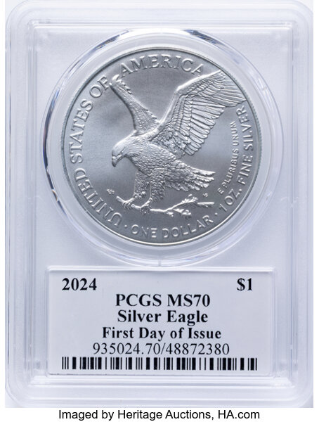 2024 $1  Silver Eagle MS63 thumbnail 16