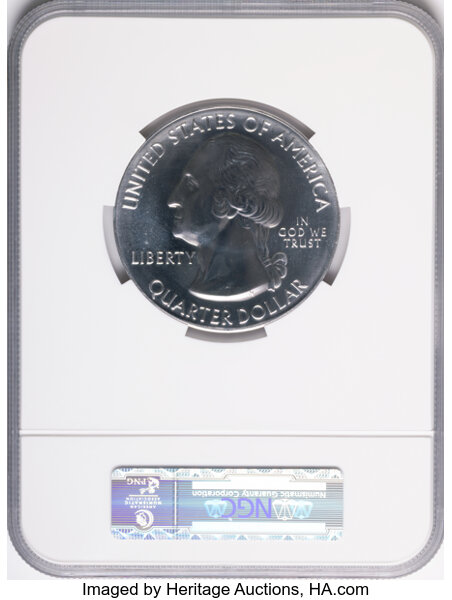 2014 S25c Shenandoah , 5oz Silver MS PL thumbnail 2