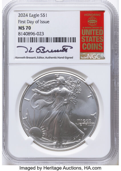 2024 $1  Silver Eagle MS thumbnail 13