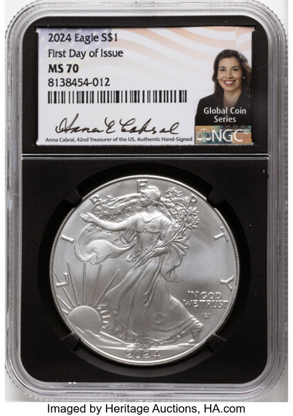 2024 $1  Silver Eagle MS thumbnail 11