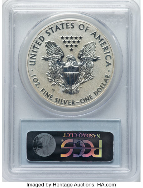 2011-P $1  Silver Eagle, Reverse Proof, 25th Anniversary PR thumbnail 15