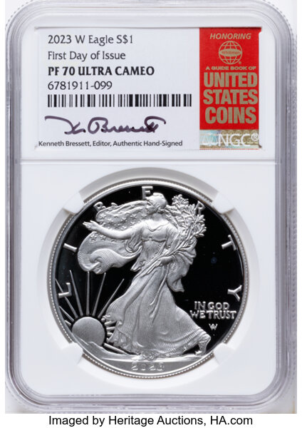 2023-W $1  Silver Eagle PR DCAM thumbnail 7