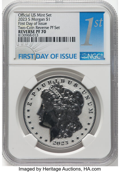 2023-S S$1  Morgan, Reverse Proof PR thumbnail 2