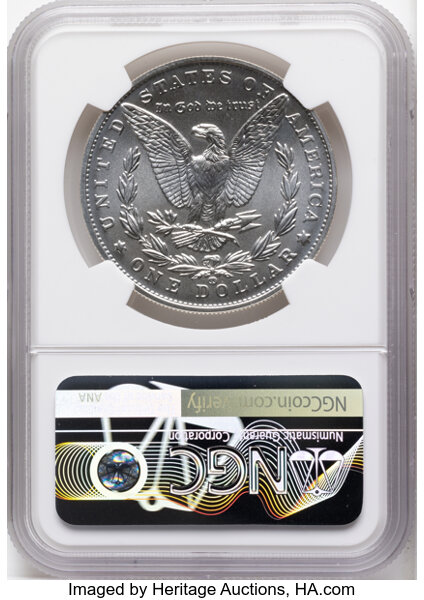 2021-(CC) S$1 Morgan, Privy Mark, 100th Anniversary MS70 thumbnail 4