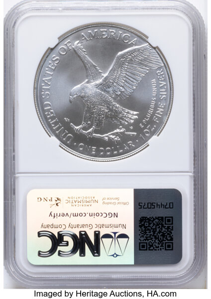 2024 $1  Silver Eagle MS63 thumbnail 8