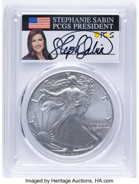 2024 $1  Silver Eagle MS thumbnail 8