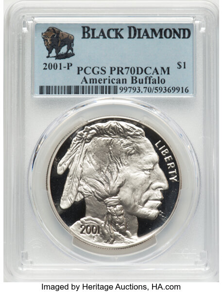 2001-P S$1 American Buffalo PR DCAM thumbnail 5