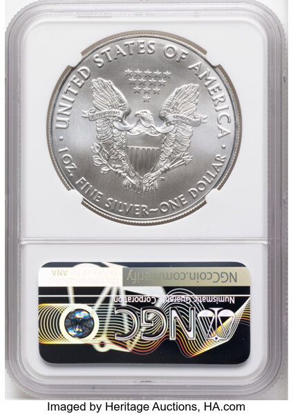 2020-(P) $1  Silver Eagle MS thumbnail 20
