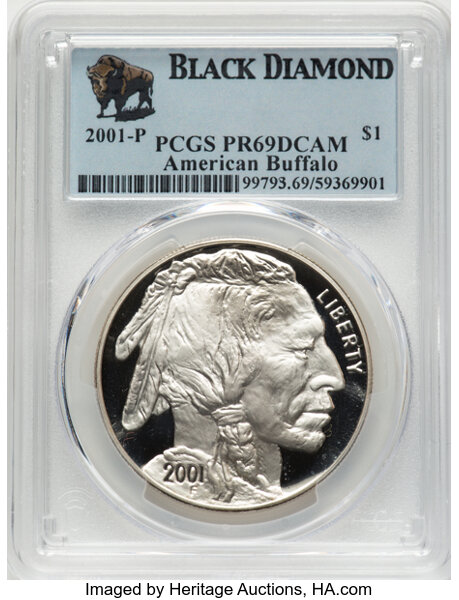 2001-P S$1 American Buffalo PR DCAM thumbnail 7