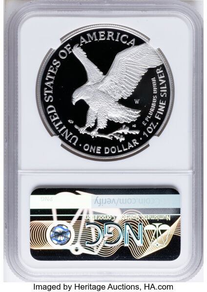 2023-W $1  Silver Eagle PR DCAM PR67 DCAM CAC thumbnail 15