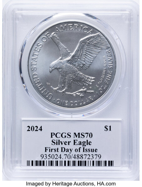 2024 $1  Silver Eagle MS63 thumbnail 18