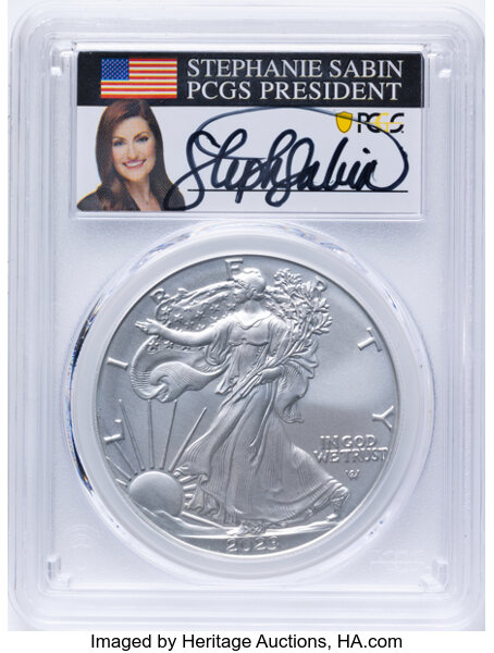 Image for 2023-W $1  Silver Eagle, Burnished MS68