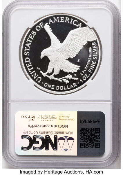 2023-S $1  Silver Eagle PR DCAM PR64 DCAM thumbnail 2