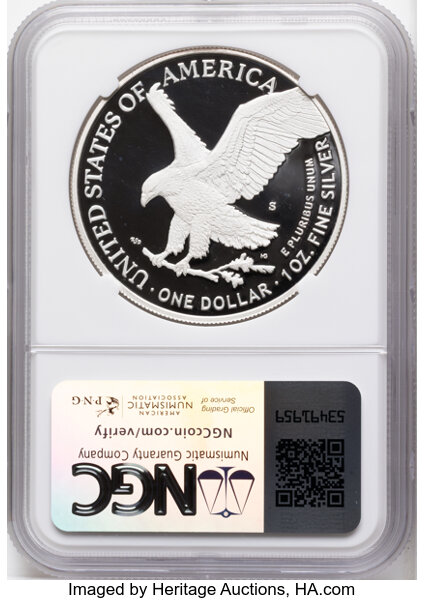 2023-S $1  Silver Eagle PR DCAM PR64 DCAM thumbnail 6