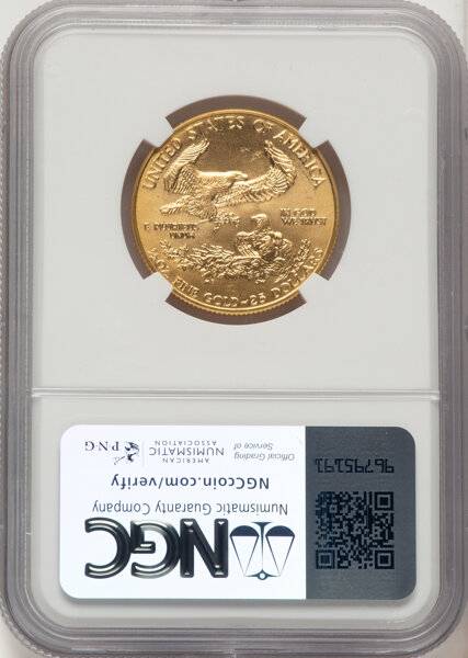 1989 $25  Gold Eagle MS69 thumbnail 4