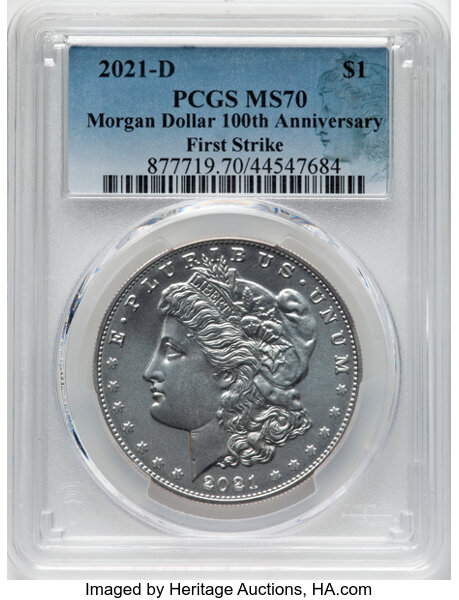 2021-D S$1 Morgan, 100th Anniversary MS thumbnail 4