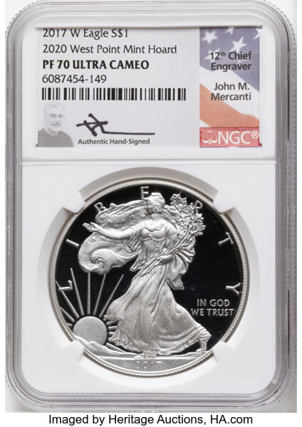 Image for 2017-W $1  Silver Eagle PR DCAM PR70 DCAM