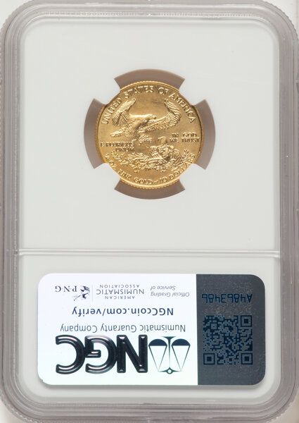 1995 $10  Gold Eagle MS69 thumbnail 4