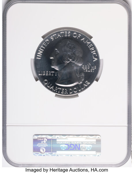 2012 S25c Acadia, 5oz Silver MS PL thumbnail 3