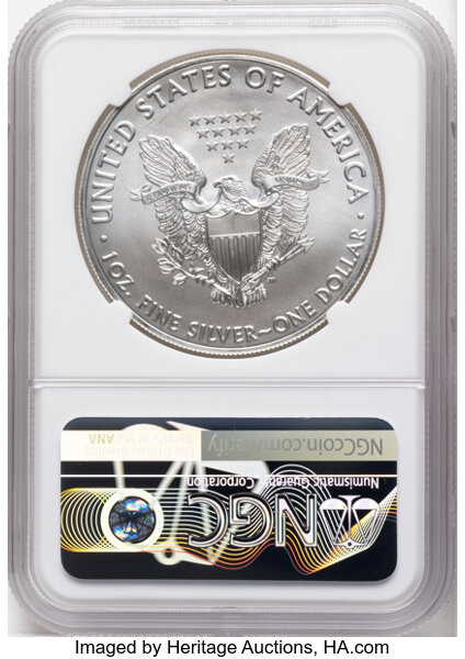 2020-(P) $1  Silver Eagle MS70 CAC thumbnail 4