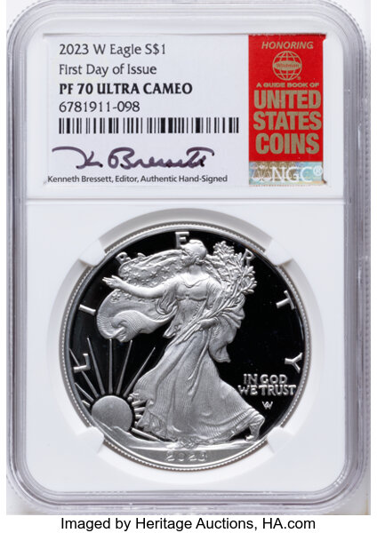 2023-W $1  Silver Eagle PR DCAM thumbnail 8