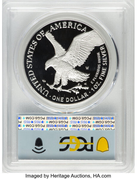 2023-W $1  Silver Eagle PR DCAM PR67 DCAM CAC thumbnail 21