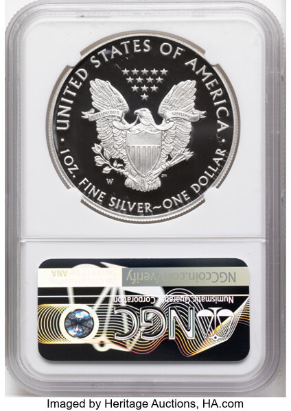2017-W $1  Silver Eagle PR DCAM PR70 DCAM thumbnail 4