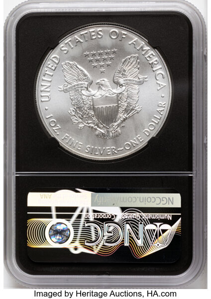 2020 $1  Silver Eagle MS63 thumbnail 6