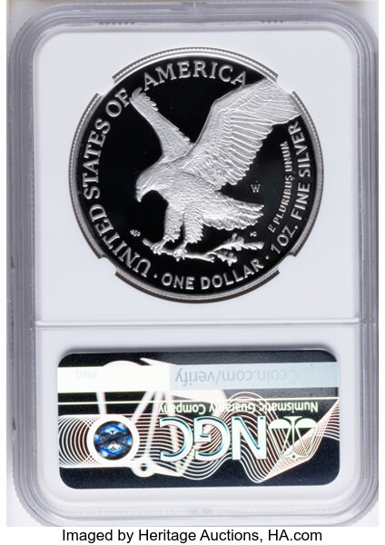 2023-W $1  Silver Eagle PR DCAM PR67 DCAM CAC thumbnail 19
