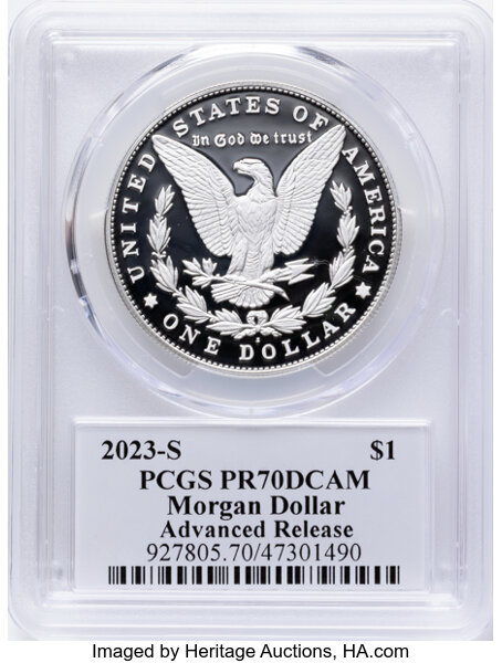 2023-S S$1  Morgan PR DCAM PR67 DCAM CAC thumbnail 12