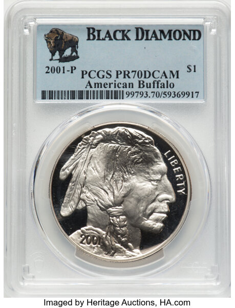 2001-P S$1 American Buffalo PR DCAM thumbnail 6