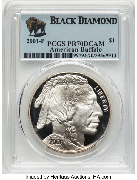 2001-P S$1 American Buffalo PR DCAM thumbnail 3