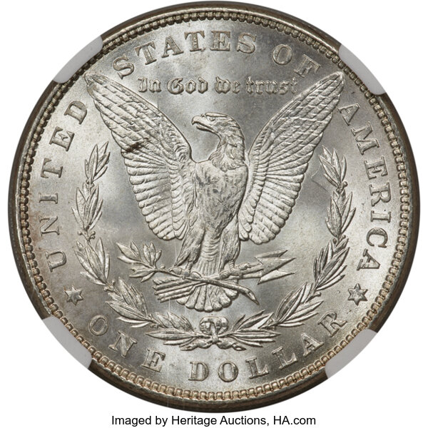 1887 $1  Alligator Eye, VAM-12 MS67 thumbnail 2