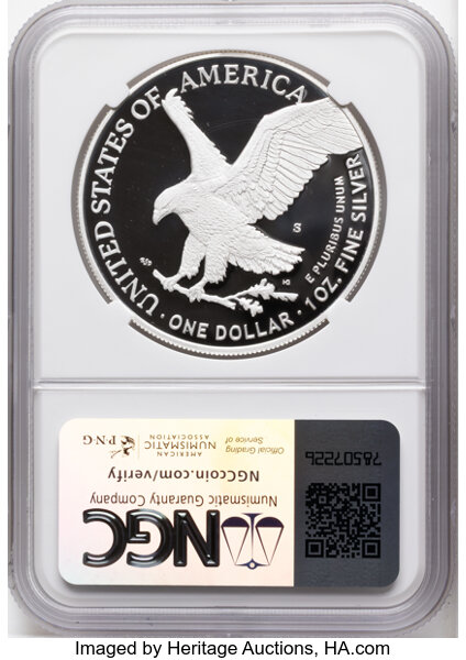 2023-S $1  Silver Eagle PR DCAM PR64 DCAM thumbnail 8