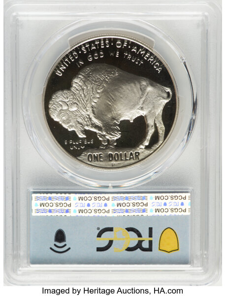 2001-P S$1 American Buffalo PR DCAM OGP thumbnail 8