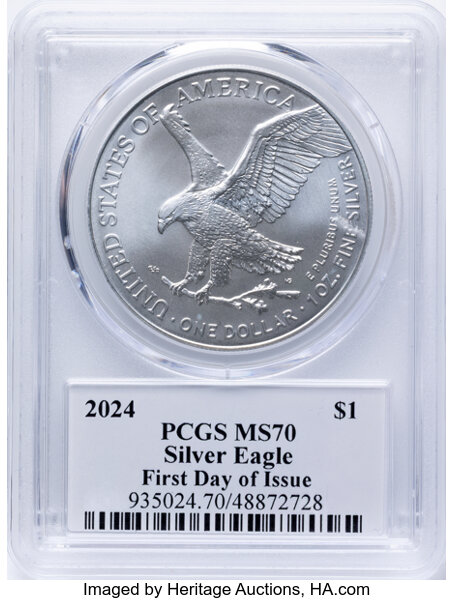 2024 $1  Silver Eagle MS63 thumbnail 10