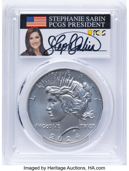 2024 S$1 Peace MS66 thumbnail 5