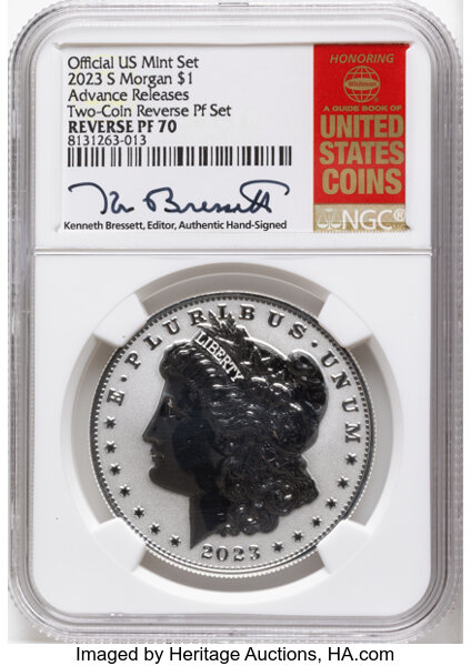 2023-S S$1  Morgan, Reverse Proof PR thumbnail 3