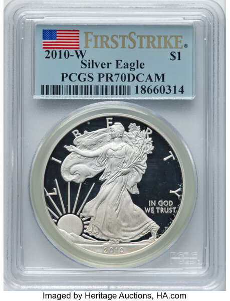 2010-W $1  Silver Eagle PR DCAM thumbnail 3