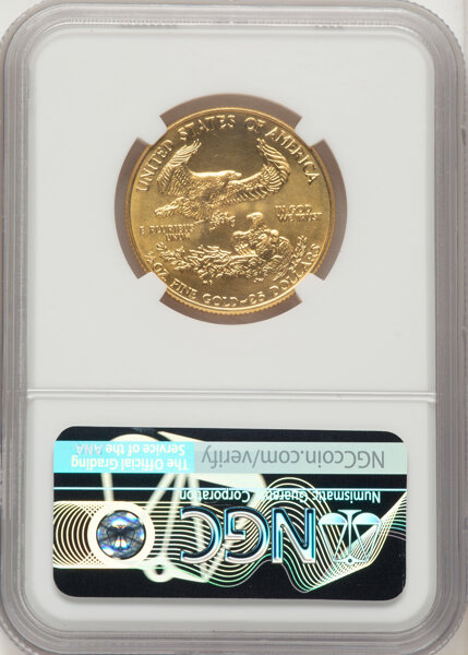 American Gold Eagle (AGE) G$25  1/2 Ounce, 1986- [Type] MS69 thumbnail 2