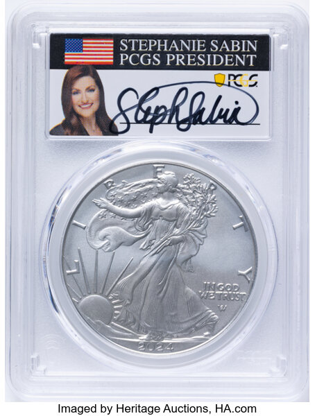 2024 $1  Silver Eagle MS thumbnail 6