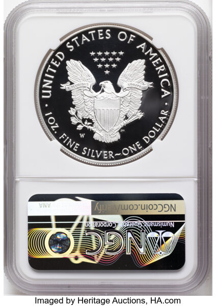 2021-W $1  Silver Eagle, Type 1 PR DCAM PR70 DCAM CAC thumbnail 12
