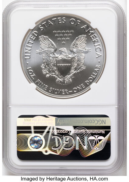 2020 $1  Silver Eagle MS63 thumbnail 14