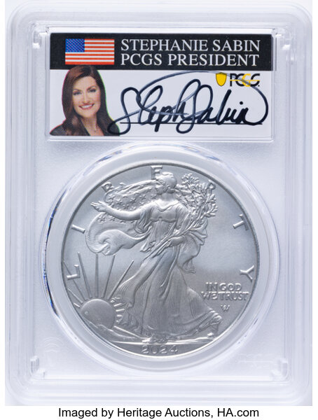 2024 $1  Silver Eagle MS thumbnail 7